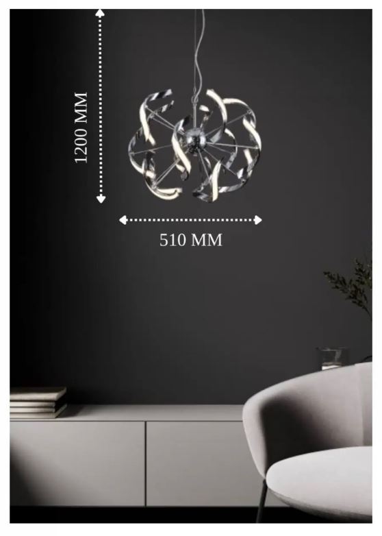 Свет. люстра подвес LEEK LED MAGMA 60W ***