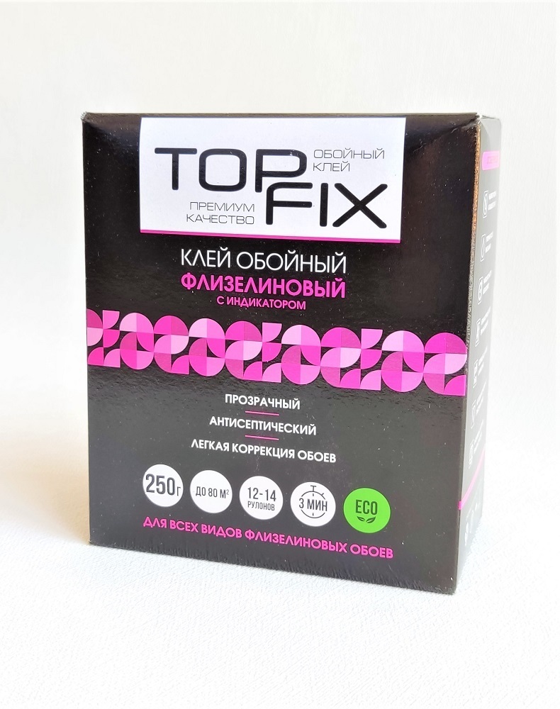Клей обойный TOP FIX Флизелиновый Индикатор 250 гр.